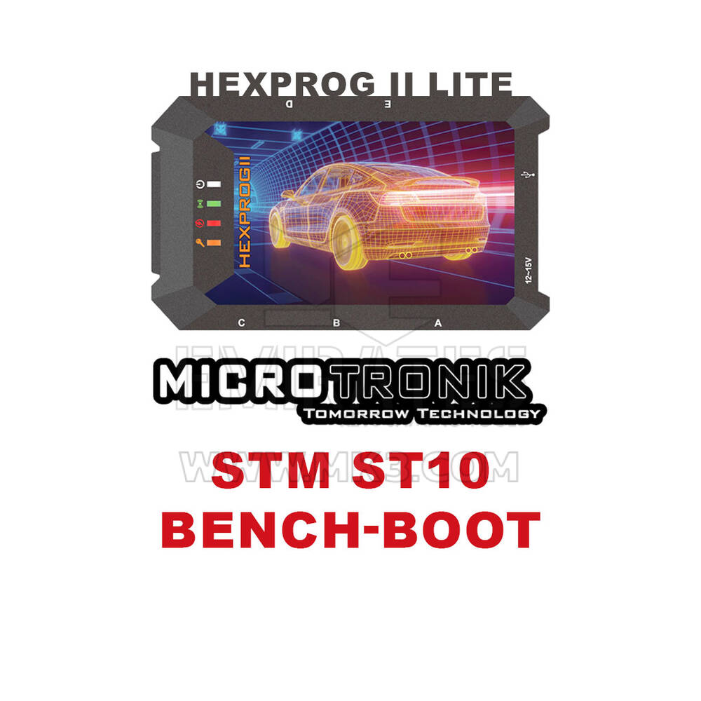 Microtronik - Hexprog II Lite - Licença para inicialização de bancada STM ST10