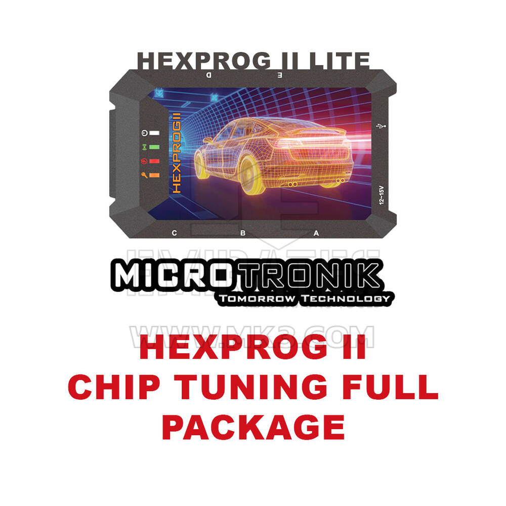 Microtronik - Hexprog II Lite - Licença para pacote completo de ajuste de chip Hexprog II