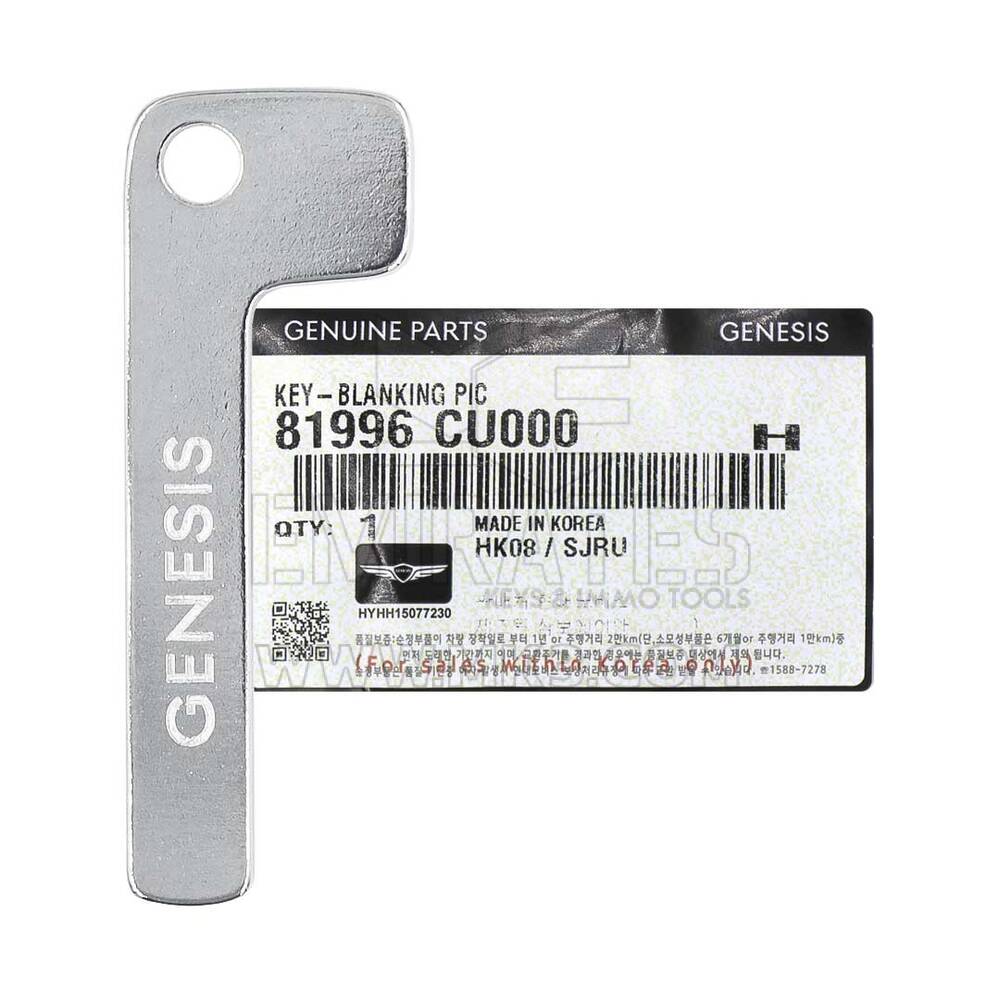 Hoja de llave remota inteligente original de Genesis 81996-CU000 | MK3