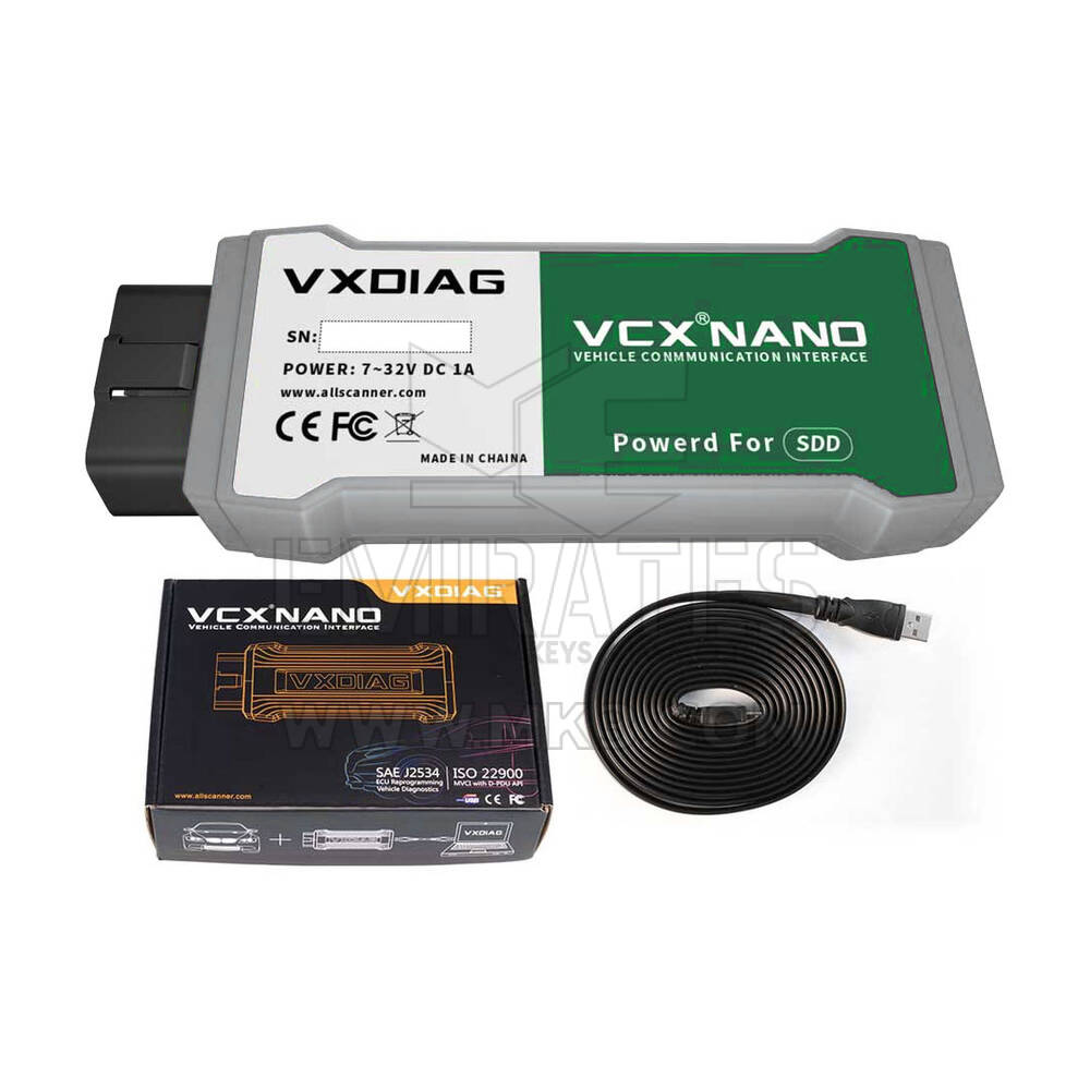 ALLScanner VCX NANO PU100 per Land Rover/Jaguar USB JLR SDD | MK3