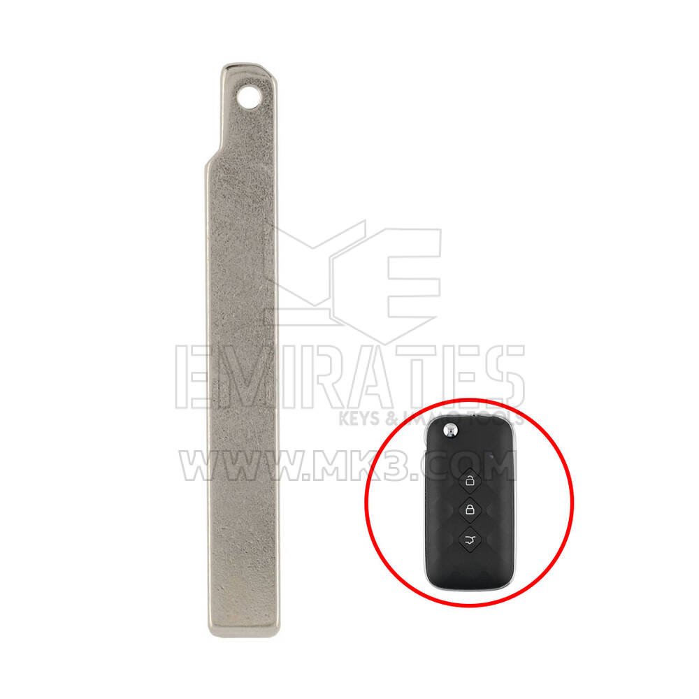 Hoja de llave remota abatible para Chevrolet Captiva 2024