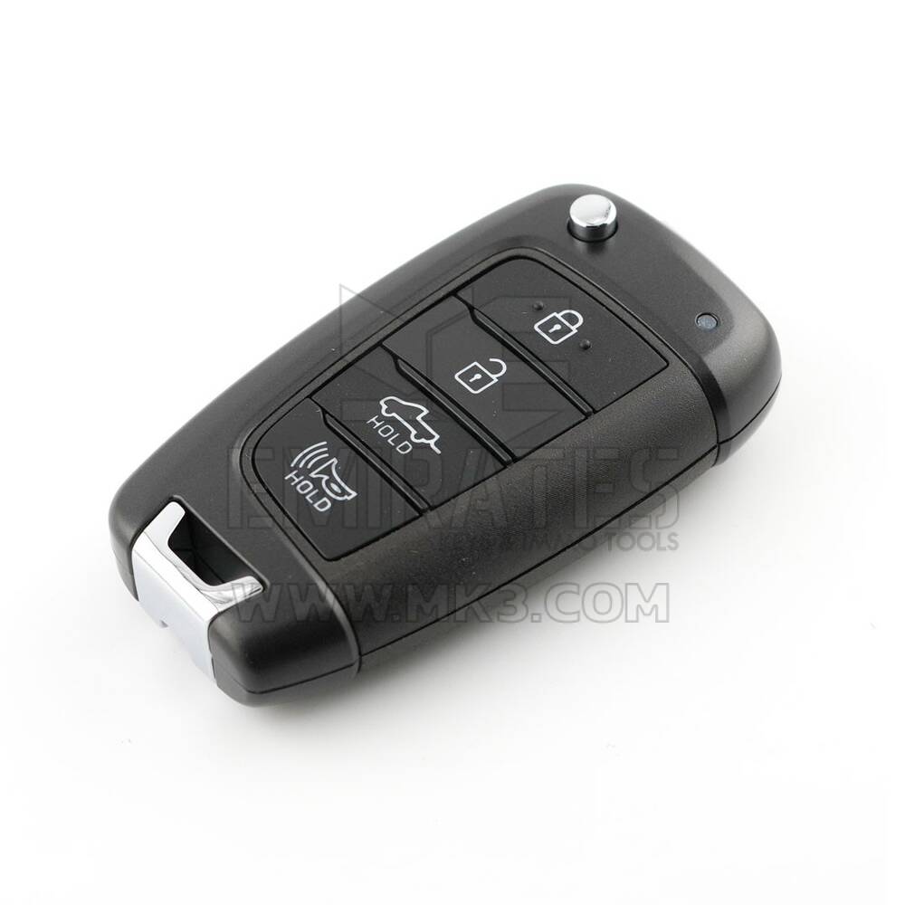 Nuova chiave telecomando flip originale/OEM Hyundai Santa Cruz 2022 3+1 pulsanti 433 MHz Numero parte OEM: 95430-K5010, 95430K5010 | Emirates Keys