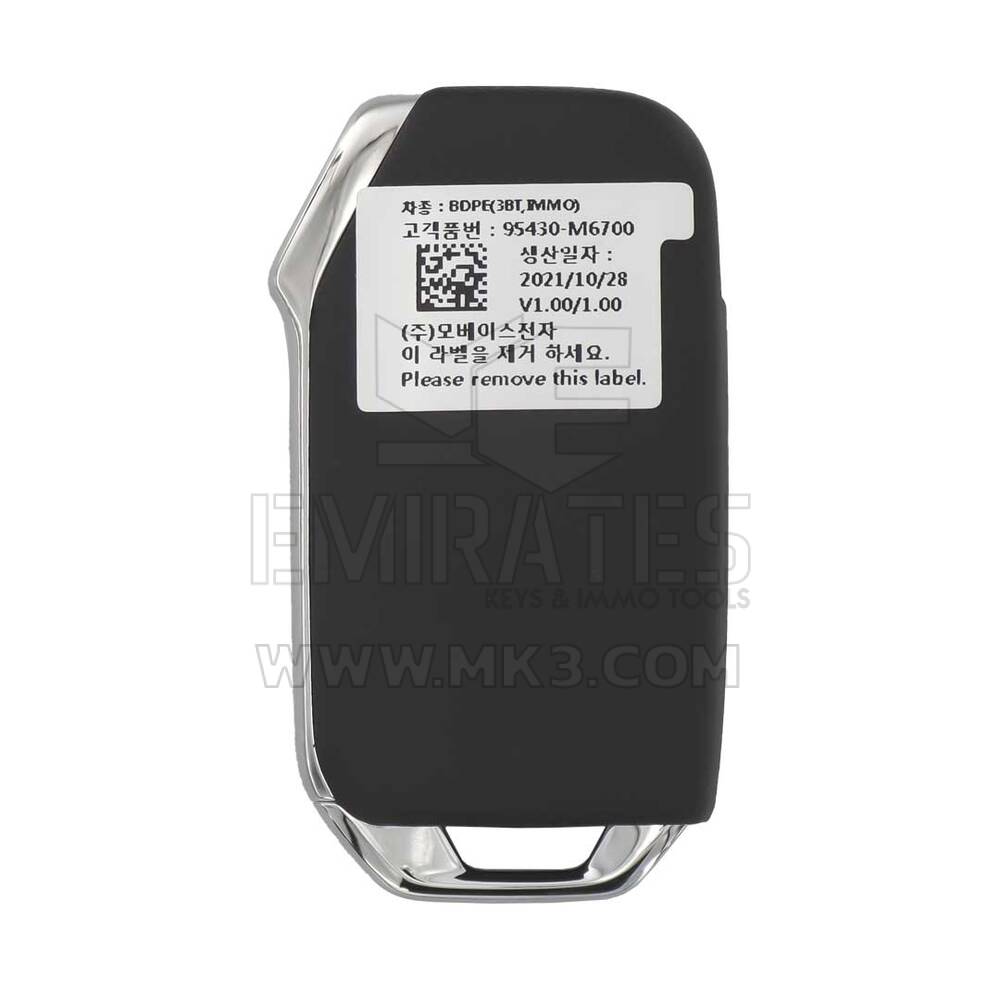 Chiave telecomando originale a conchiglia usata per KIA Cerato 2022, 3 pulsanti, 433 MHz, codice OEM: 95430-M6700, 95430-M6600 | Emirates Keys