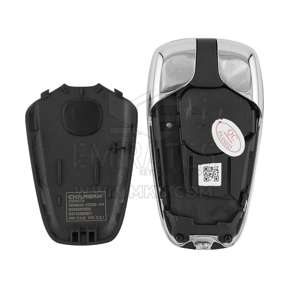 New Changan CS35 Plus / CS75 Plus Genuine / OEM Smart Remote Key 5 Buttons 433MHz OEM Part Number: S311F280703-0301-AA / 3608030-CD03-AA | Emirates Keys