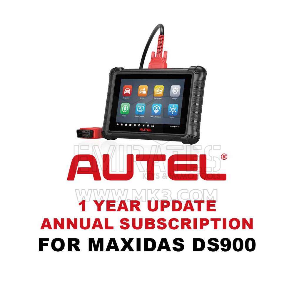 Подписка Autel на обновление на 1 год для MaxiDAS DS900