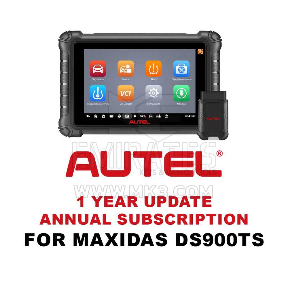 Assinatura de atualização Autel de 1 ano para MaxiDAS DS900TS