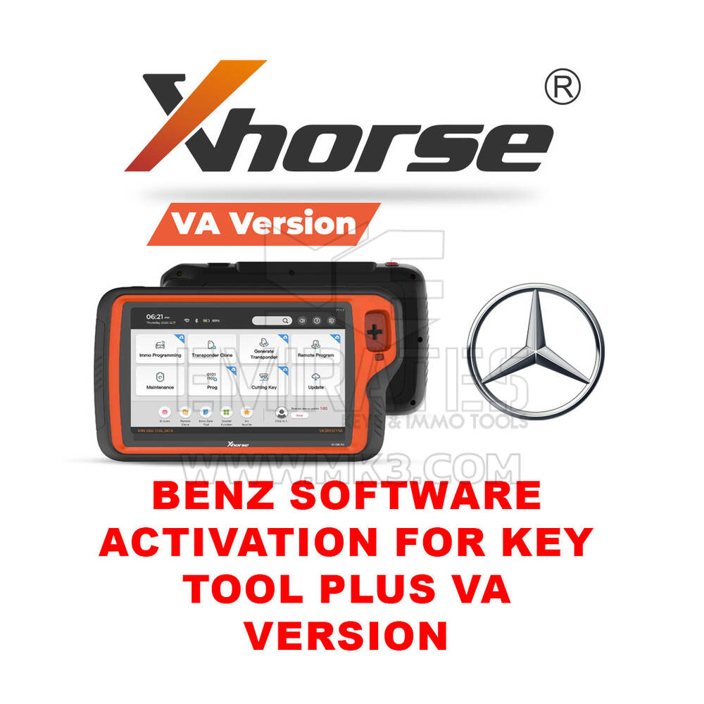 Xhorse - Activation du logiciel Mercedes-Benz pour la version Key Tool Plus VA