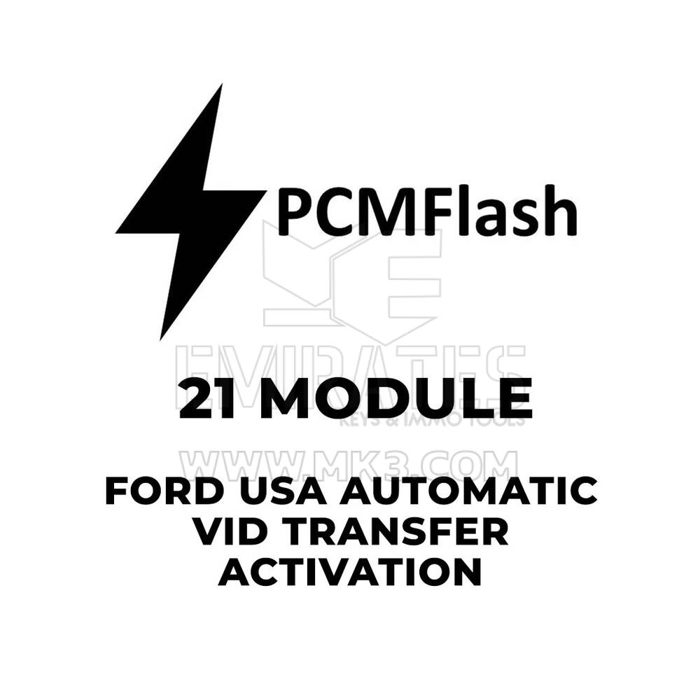 PCMflash - Ativação automática de transferência VID de 21 módulos Ford USA