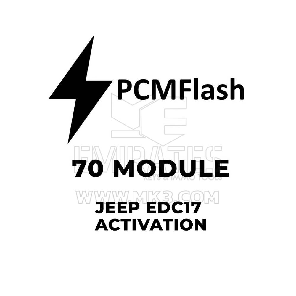 PCMflash - Ativação Jeep EDC17 de 70 Módulos