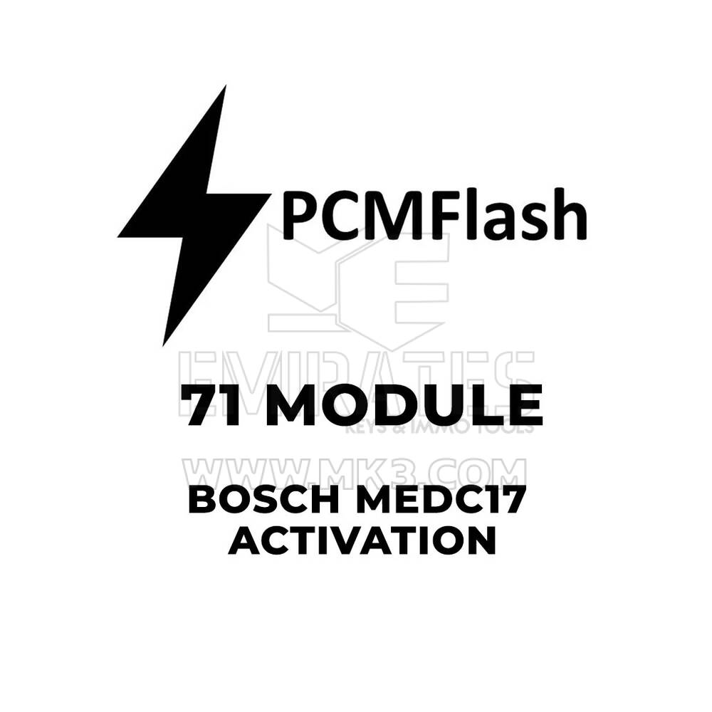 PCMflash - Activación Bosch MEDC17 de 71 módulos