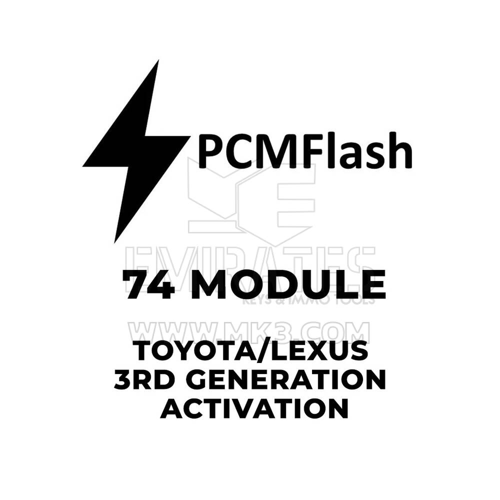 PCMflash - 74 Module Toyota / Lexus 3rd generation Activation
