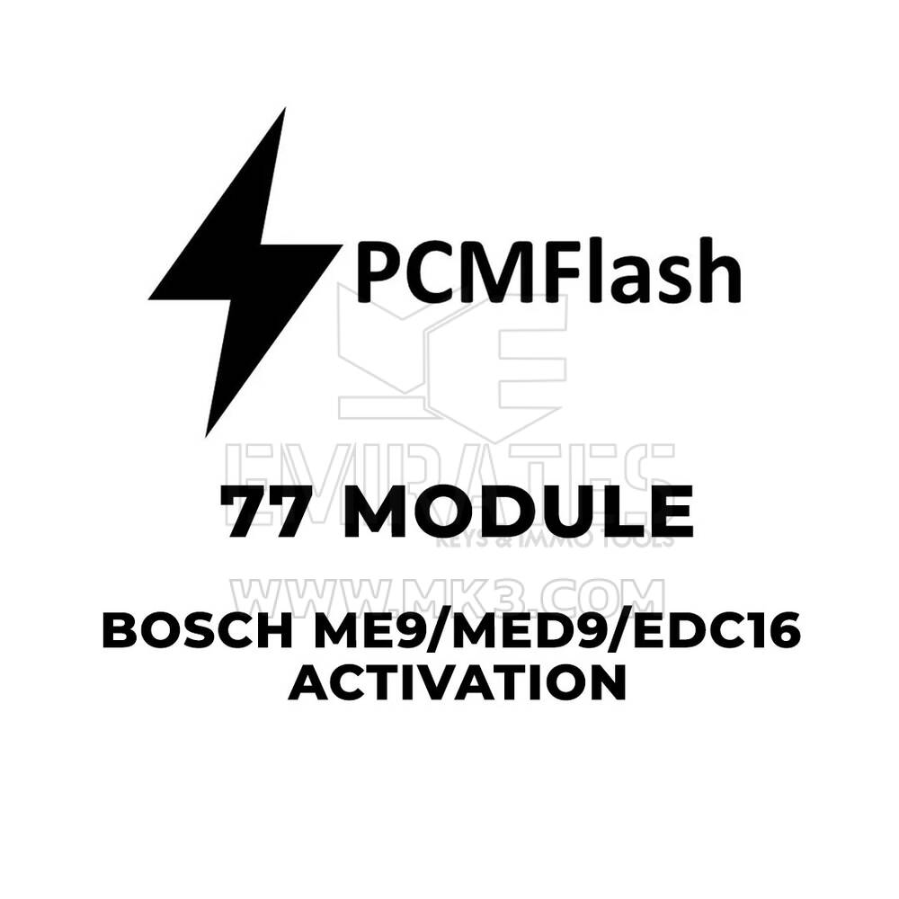 PCMflash - 77 modules d'activation Bosch ME9 / MED9 / EDC16