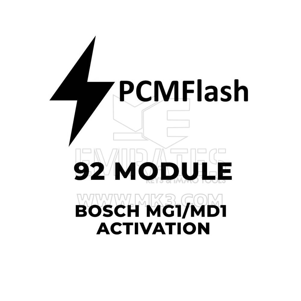 PCMflash - Activación 92 Módulo Bosch MG1 / MD1