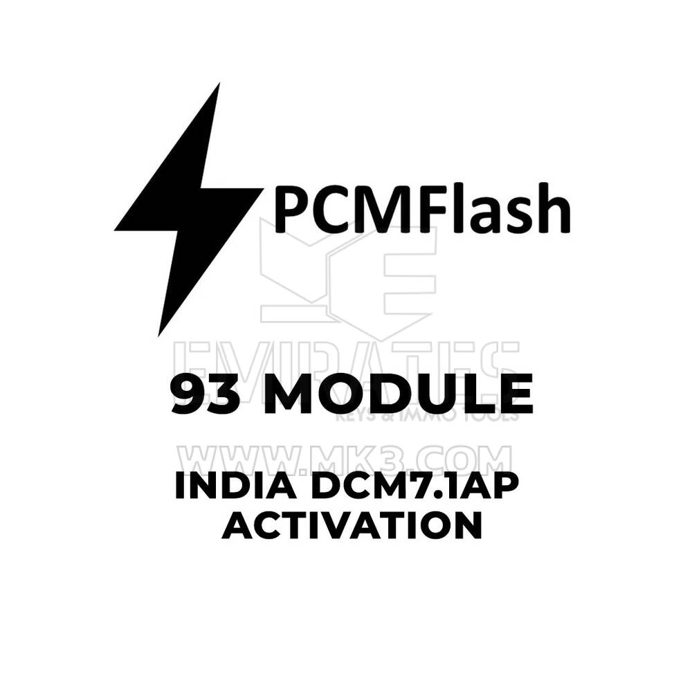 PCMflash - 93 Módulo Índia Ativação DCM7.1AP