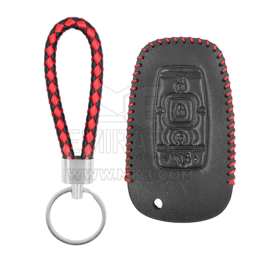 Custodia in pelle per Lincoln Smart Remote Key 4 pulsanti LK-B