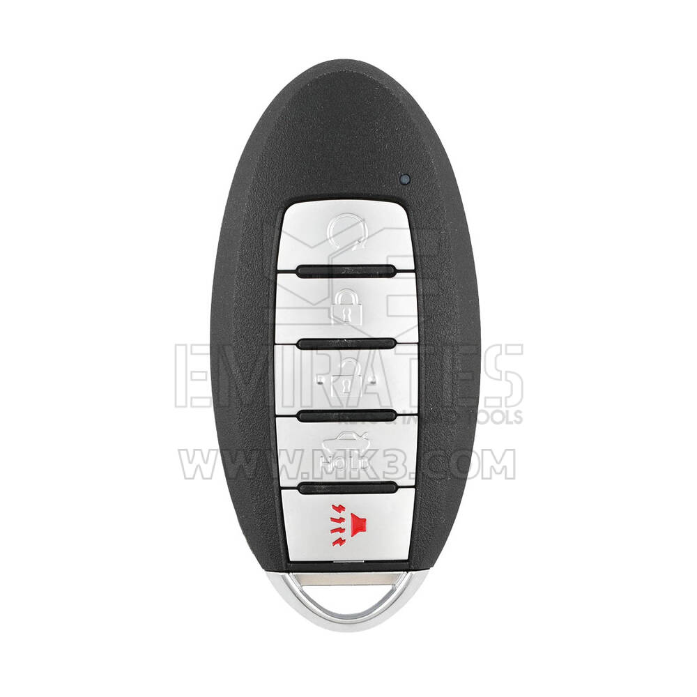 Nissan Rogue 2019-2023 Smart Remote Key Shell 4+1 Buttons Sedan Trunk With Light