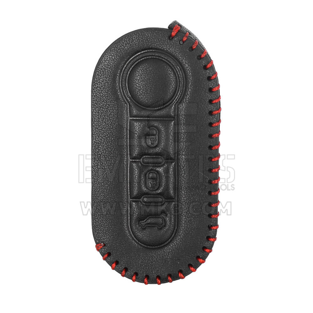 Funda de cuero para Fiat Flip Remote Key 3 Botones FIA-A | mk3