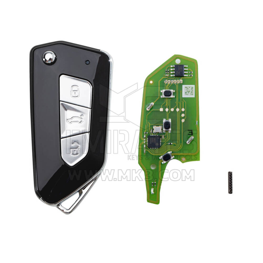 Nuovo Xhorse XKGA82EN elettrolitico stile opaco 3 pulsanti chiave remota universale cablata Miglior prezzo di alta qualità | Chiavi degli Emirati