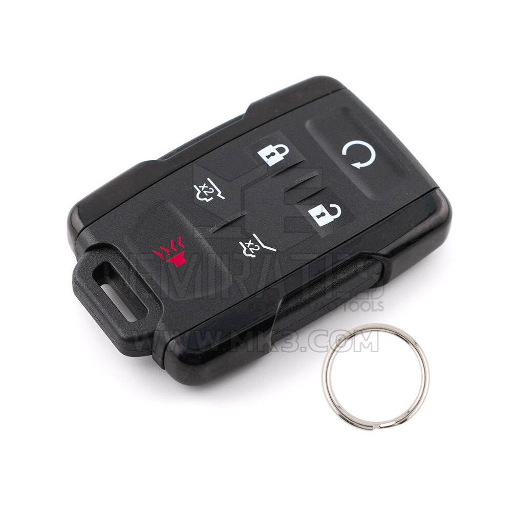 Nova chave remota GMC Chevrolet 2015-2020 de reposição 5 + 1 botões 315 MHz, ID FCC: M3N-32337100 | Chaves dos Emirados