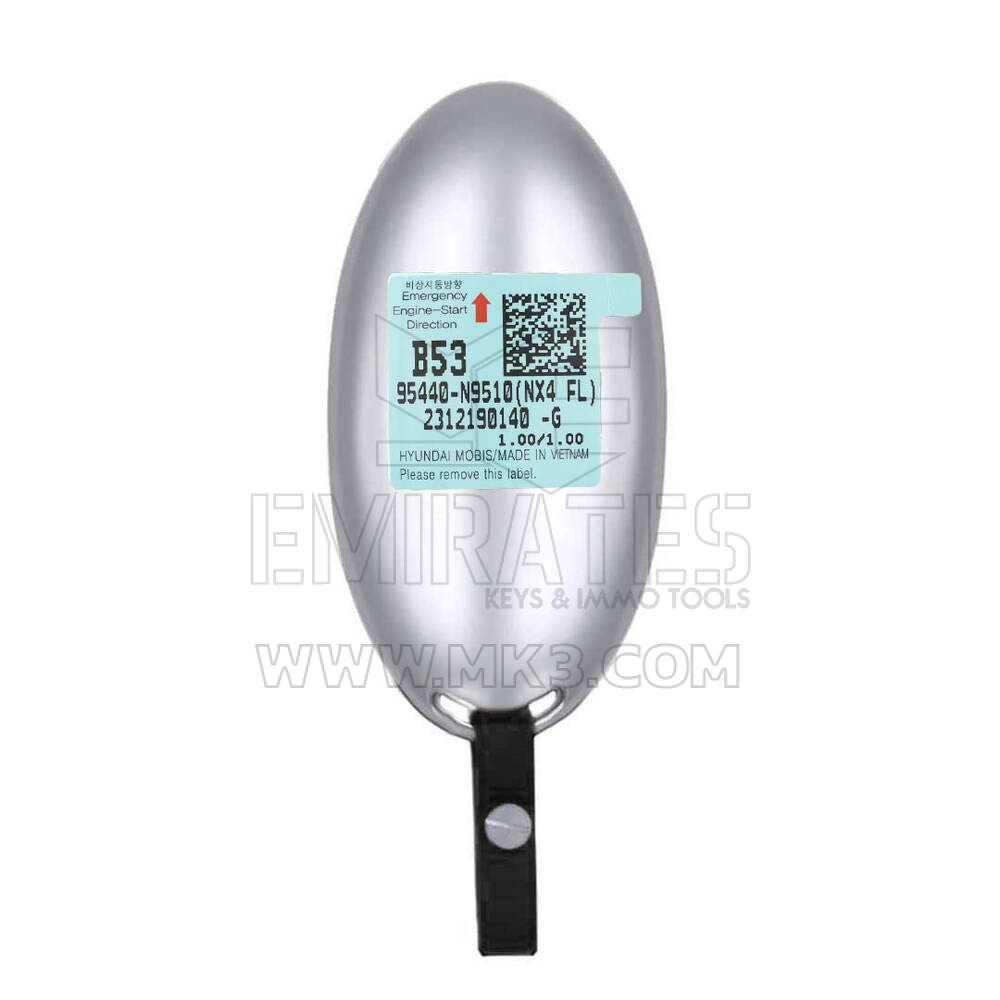 New Hyundai Tucson 2023 Genuine / OEM Smart Remote Key 6+1 Buttons 433MHz OEM Part Number: 95440-N9510 , 95440N9510 | Emirates Keys