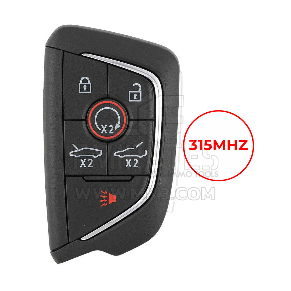 Chevrolet Corvette 2020-2024 Genuine Smart Remote Key 5+1 Buttons 315MHz 13538855 / 13535127 / 13523804 / 13536986