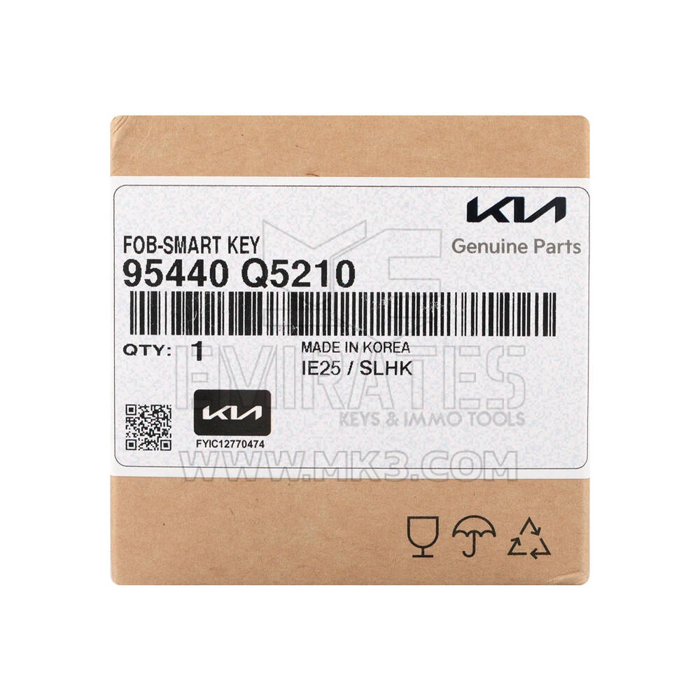 KIA Seltos Genuine Smart Remote Key 95440-Q5210 | MK3 KIA Seltos Genuine Smart Remote Key 95440-Q5210 | MK3