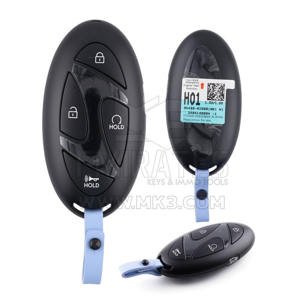 Hyundai IONIQ 5 N 2024 Chiave Smart Remote Originale 4+1 Pulsanti 433MHz 95440-NI000