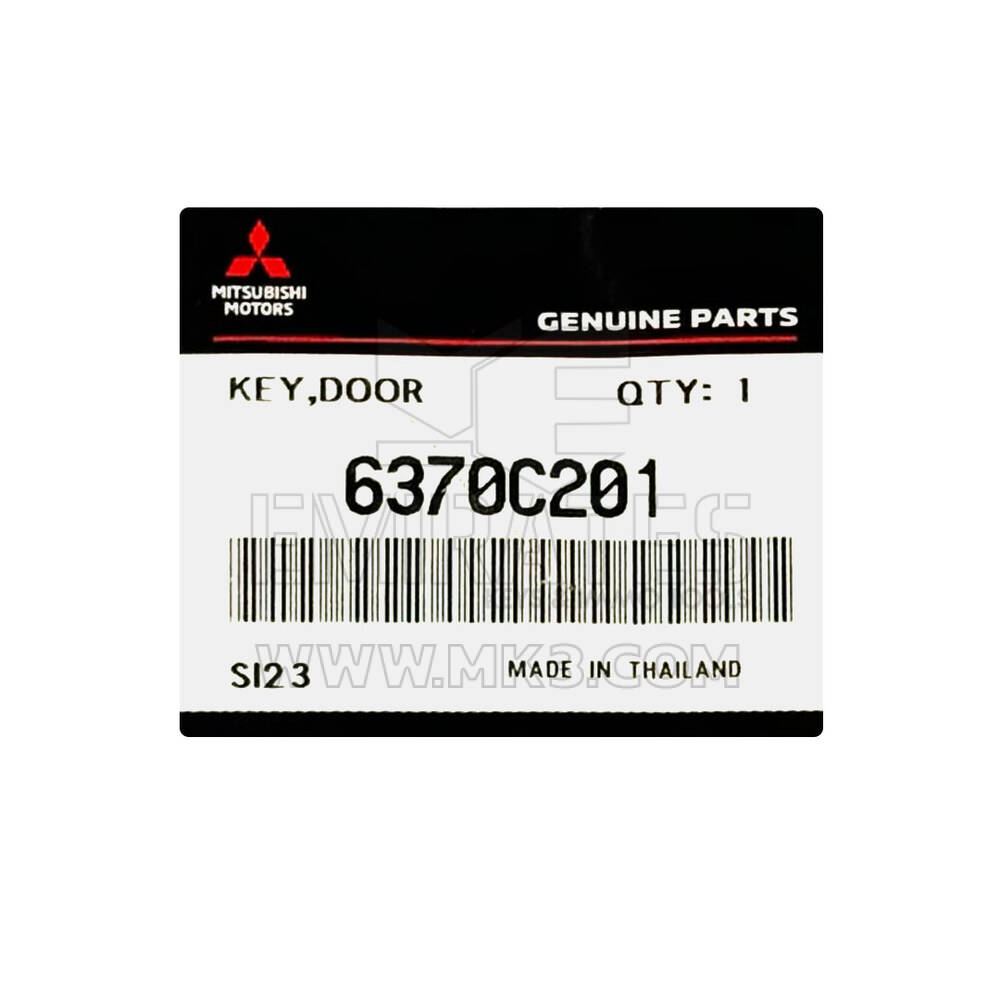 Nuevo Mitsubishi L200 2019 Llave remota genuina / OEM 2 botones 433MHz Número de pieza OEM: 6370C201 | Cayos de los Emiratos