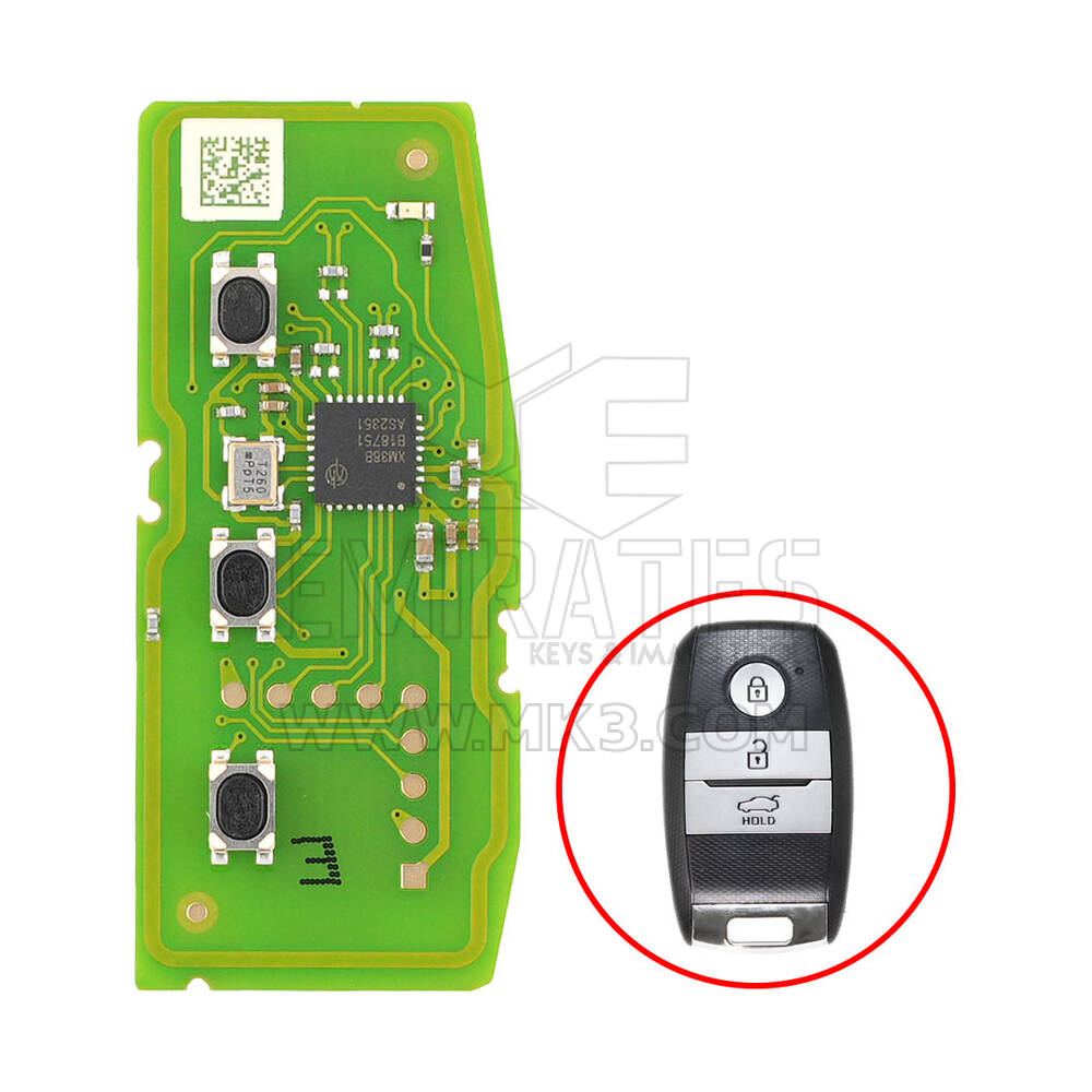 Xhorse XZKA83EN Scheda PCB intelligente speciale 3 pulsanti esclusivamente per modelli Hyundai e Kia