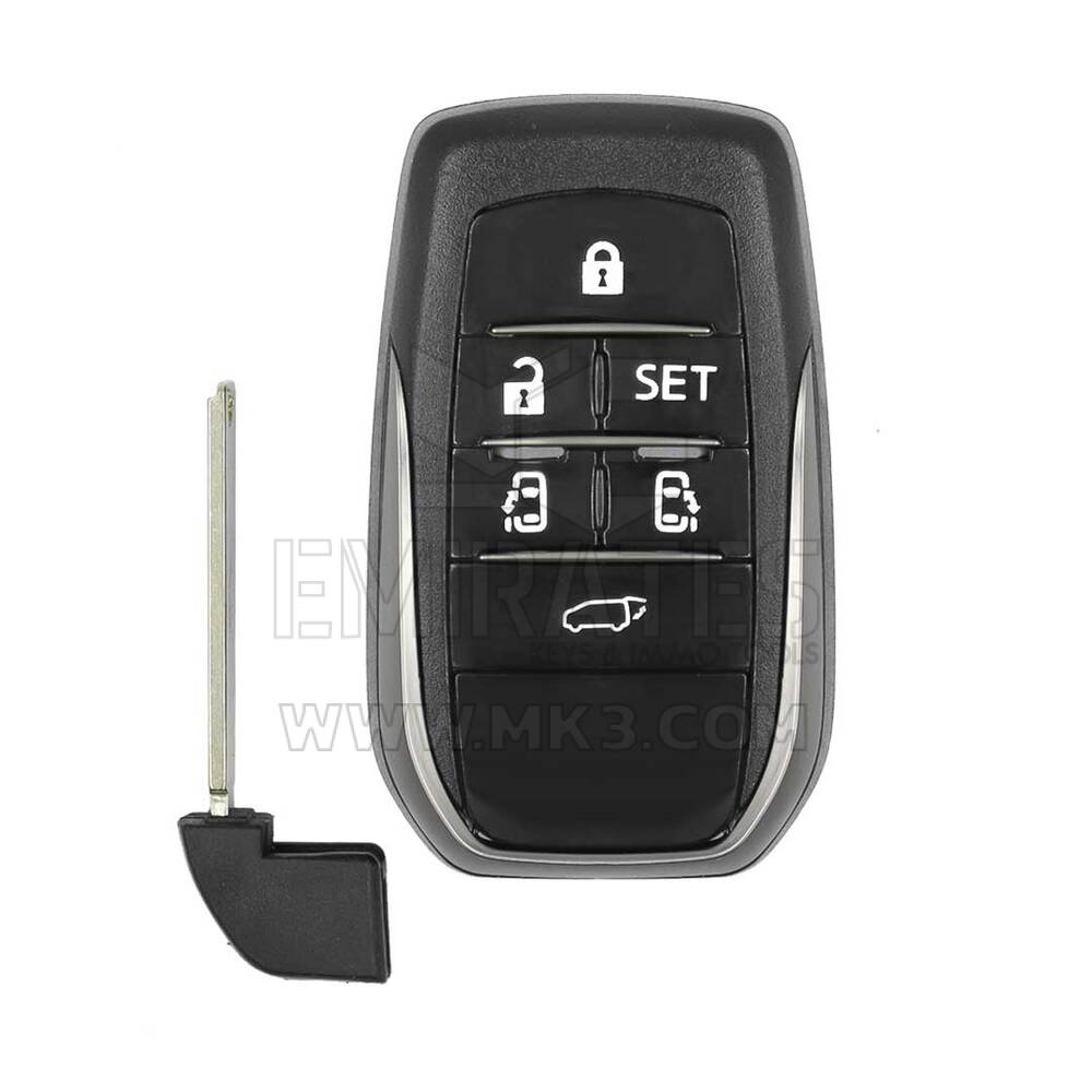 New Aftermarket Toyota Alphard Vellfire Smart Remote key Shell 6 Button For Lonsdor PCB Only High Quality Best Price | Emirates Keys
