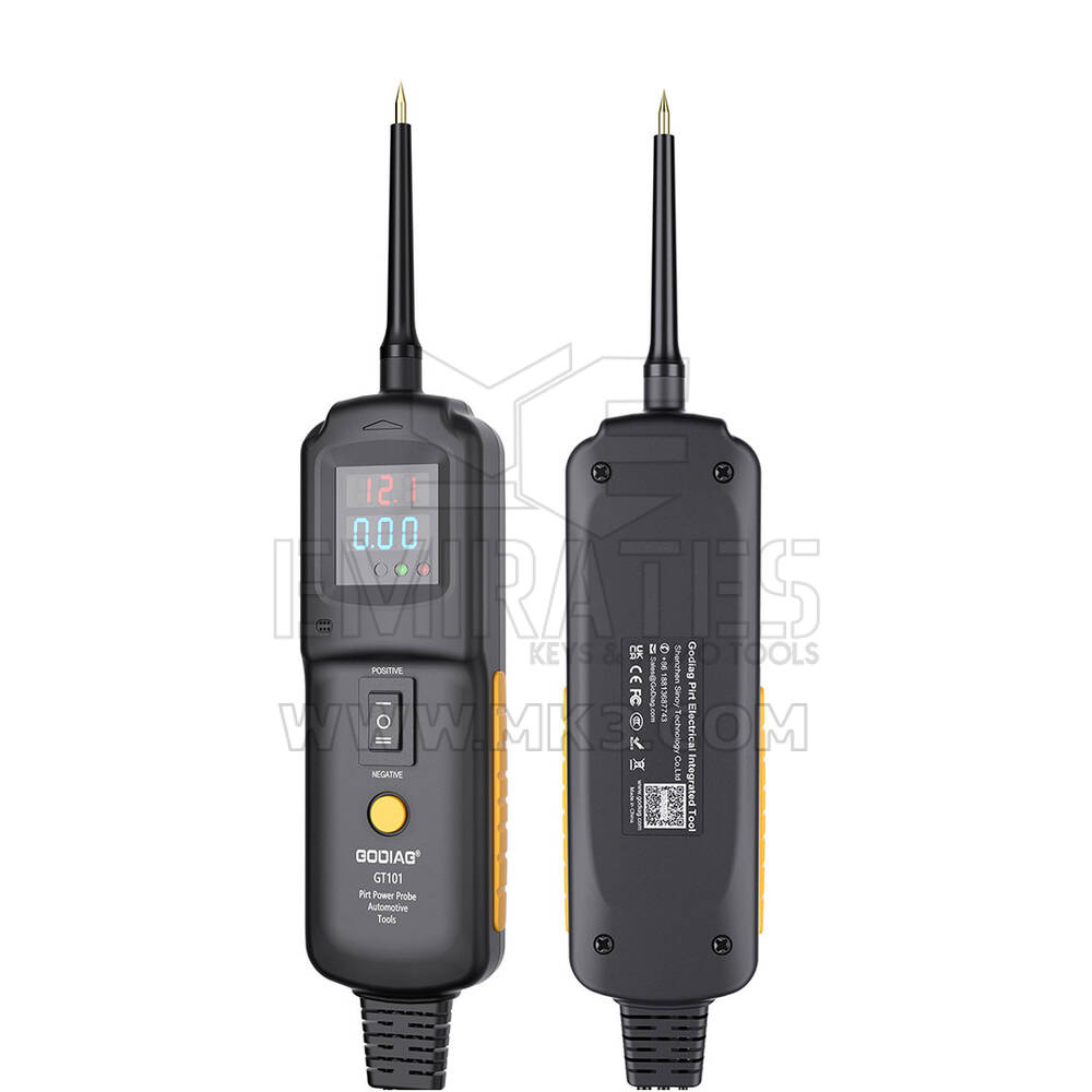 GODIAG GT101 4 en un testeur de Circuit DC 6-40V testeur de relais de sonde de puissance avec nettoyage et test d'injecteur de carburant | Clés des Émirats