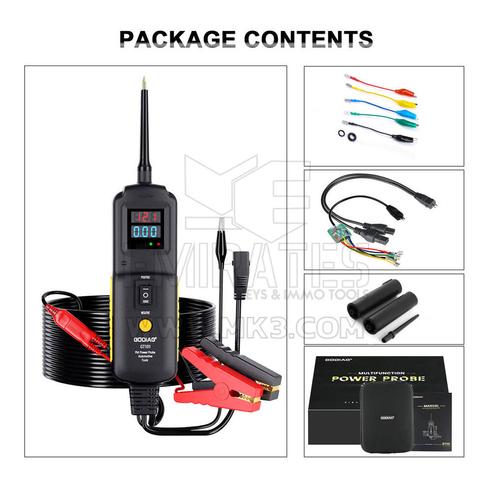 GODIAG GT101 Testeur de circuit Testeur de relais de sonde de puissance | MK3