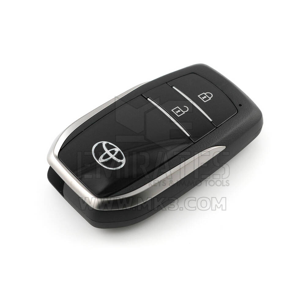Nuova chiave telecomando intelligente originale/OEM Toyota Land Cruiser 2022-2024 2 pulsanti 433,58/434,42 MHz Numero parte OEM: 8990H-60471/8990H-60431, ID FCC: B3N2K2R | Emirates Keys