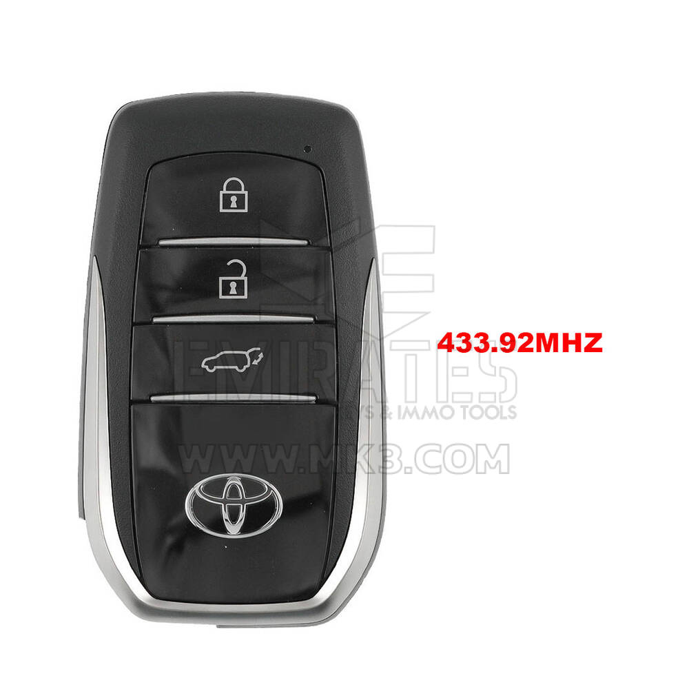 Toyota Land Cruiser GR 2022-2024 Chiave telecomando intelligente originale 3 pulsanti 433,92 MHz 8990H-60411