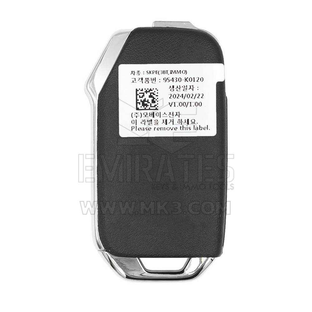 Llave remota original/OEM nueva para Kia Soul 2023 con 2+1 botones y 433 MHz Número de pieza OEM: 95430-K0120, 95430K0120 | Emirates Keys