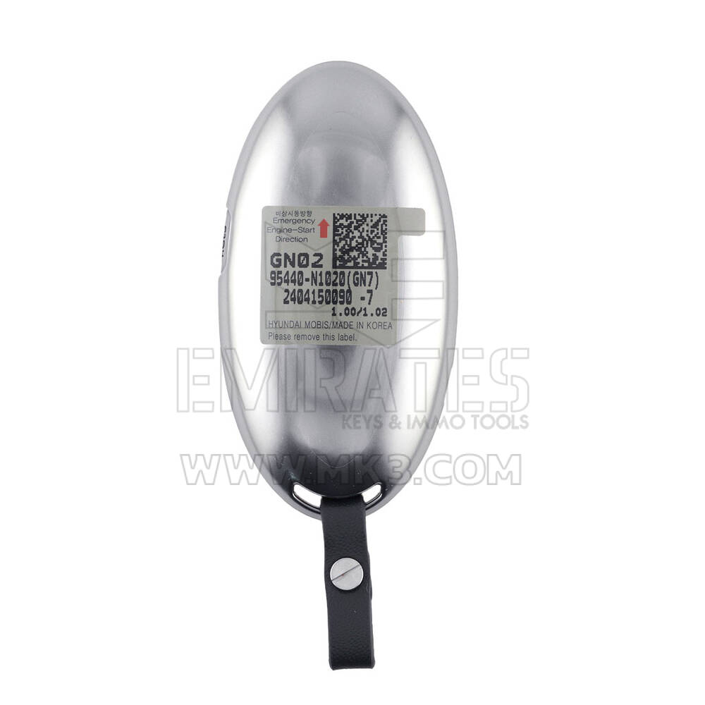 Nuova chiave telecomando intelligente originale/OEM Hyundai Grandeur 2024 4 pulsanti 433 MHz Numero parte OEM: 95440-N1020, 95440N1020 | Emirates Keys