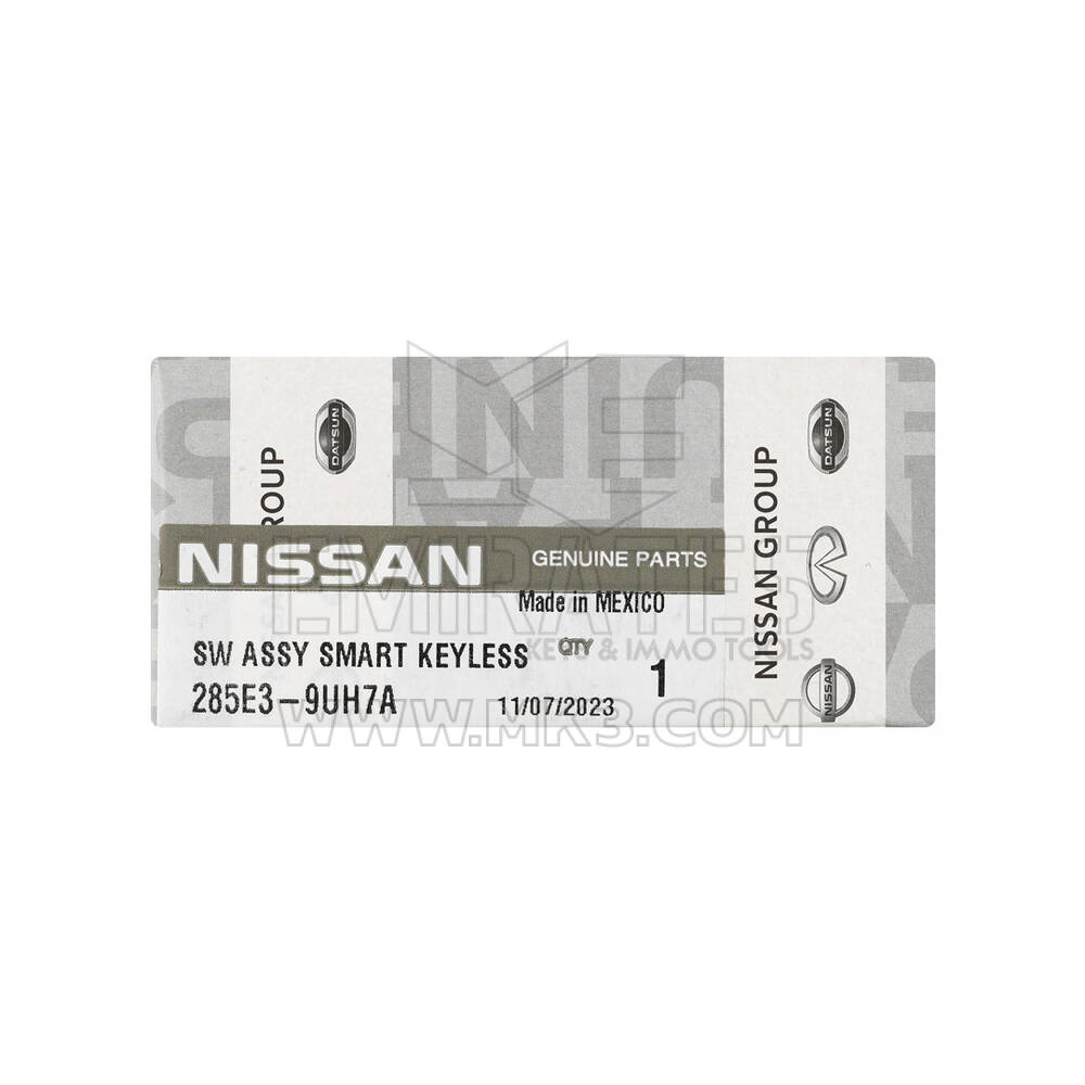 New Nissan Murano 2019-2023 Genuine / OEM Smart Remote Key 4+1 Buttons 433.92MHz OEM Part Number: 285E3-9UH7A, 285E39UH7A / FCC ID: KR5TXN7 | Emirates Keys