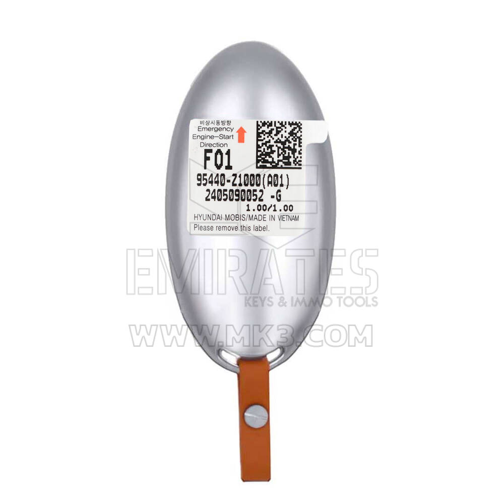 New Hyundai Genuine / OEM Smart Remote Key 3+1 Buttons 433MHz OEM Part Number: 95440-Z1000, 95440Z1000 | Emirates Keys