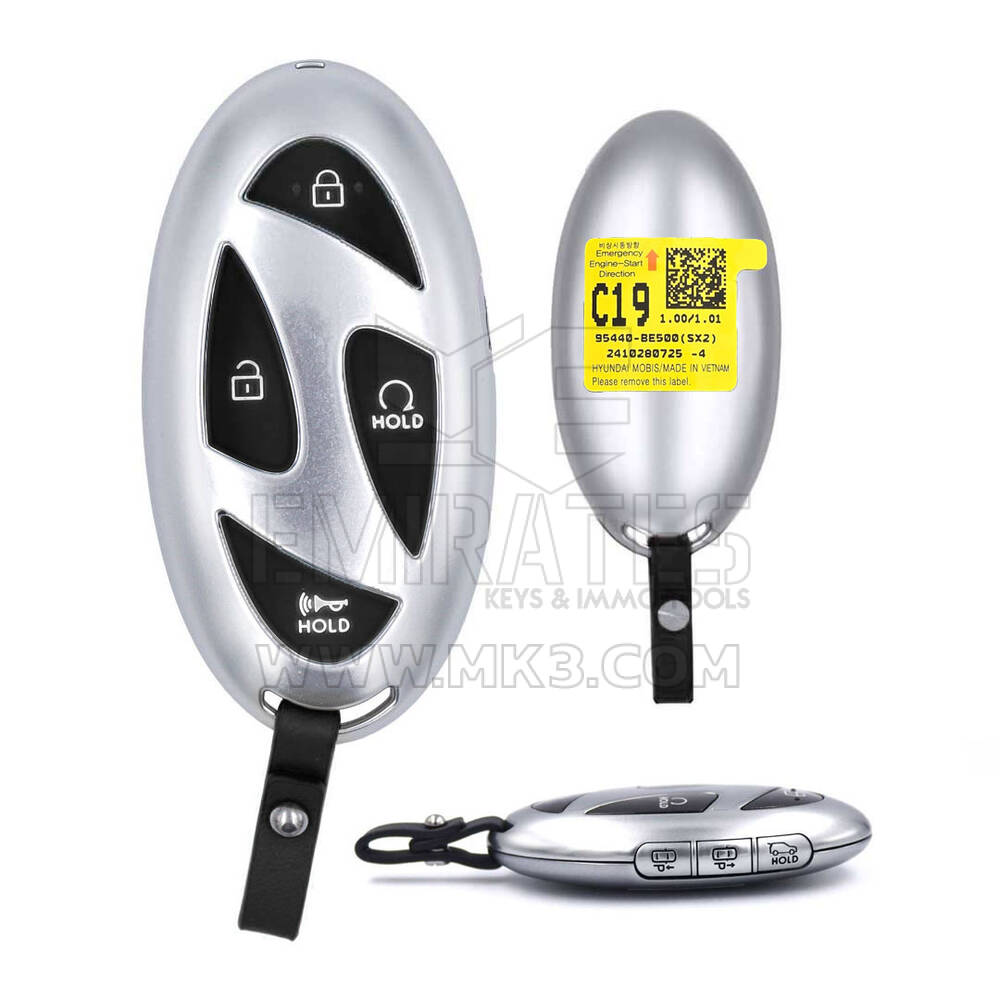 Hyundai Kona 2024 Chiave telecomando intelligente originale 6+1 pulsanti 433 MHz 95440-BE500