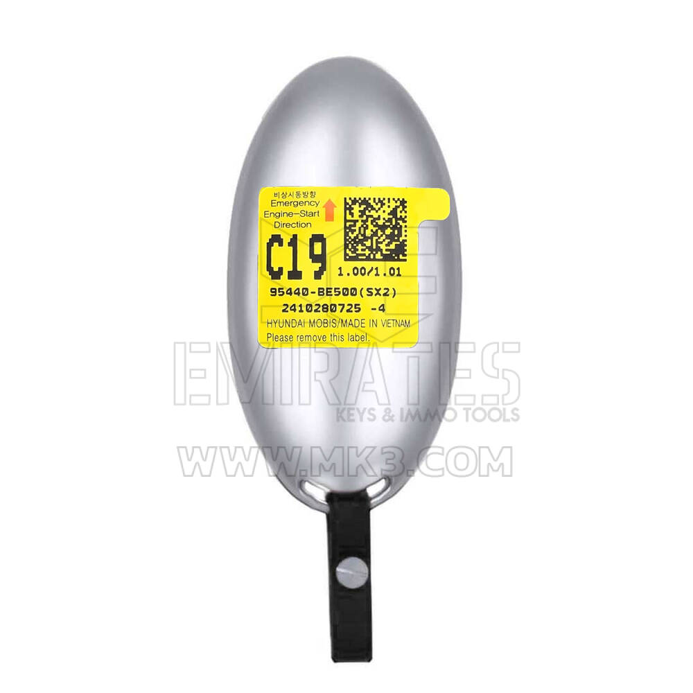 Nuova chiave telecomando intelligente originale/OEM Hyundai Kona 2024 6+1 pulsanti 433 MHz Numero parte OEM: 95440-BE500, 95440-BE500 | Emirates Keys