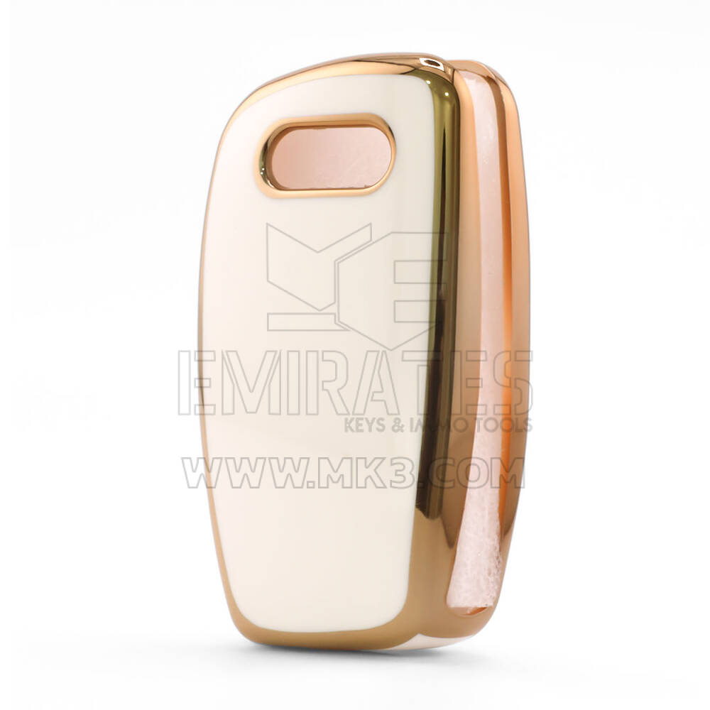 Nano Cover per chiave telecomando Audi A4 4 pulsanti bianco Audi-C11J4 | MK3