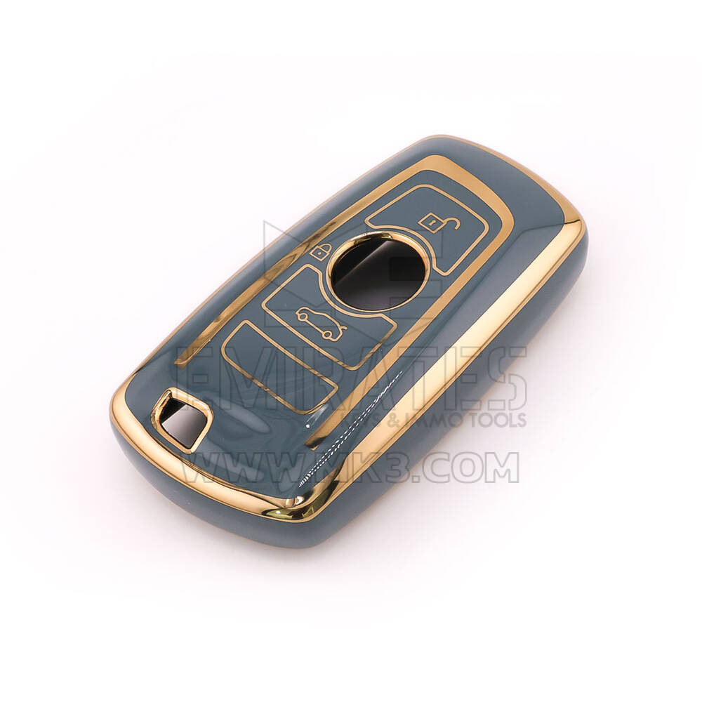New Aftermarket Nano High Quality Cover For BMW Remote Key 3 Button Gray Color BMW-A11J3 | Emirates Keys