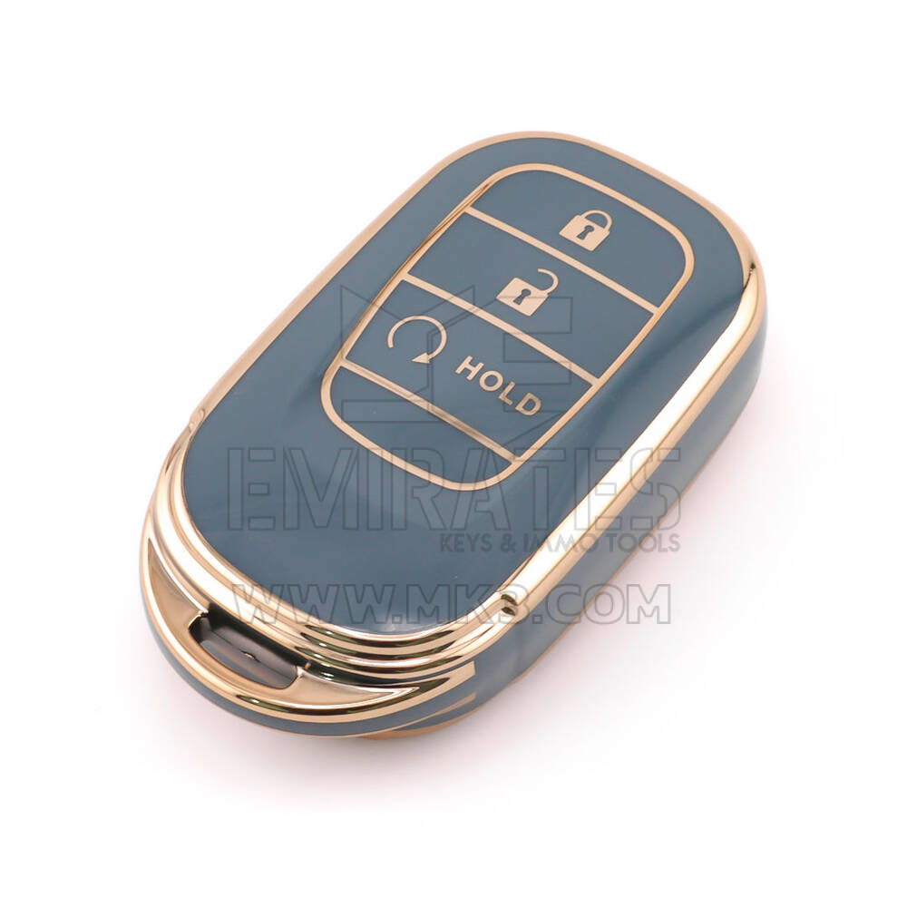 Новый высококачественный чехол Aftermarket Nano для дистанционного ключа Honda с 3 кнопками, серый цвет HD-G11J3B | Emirates Keys
