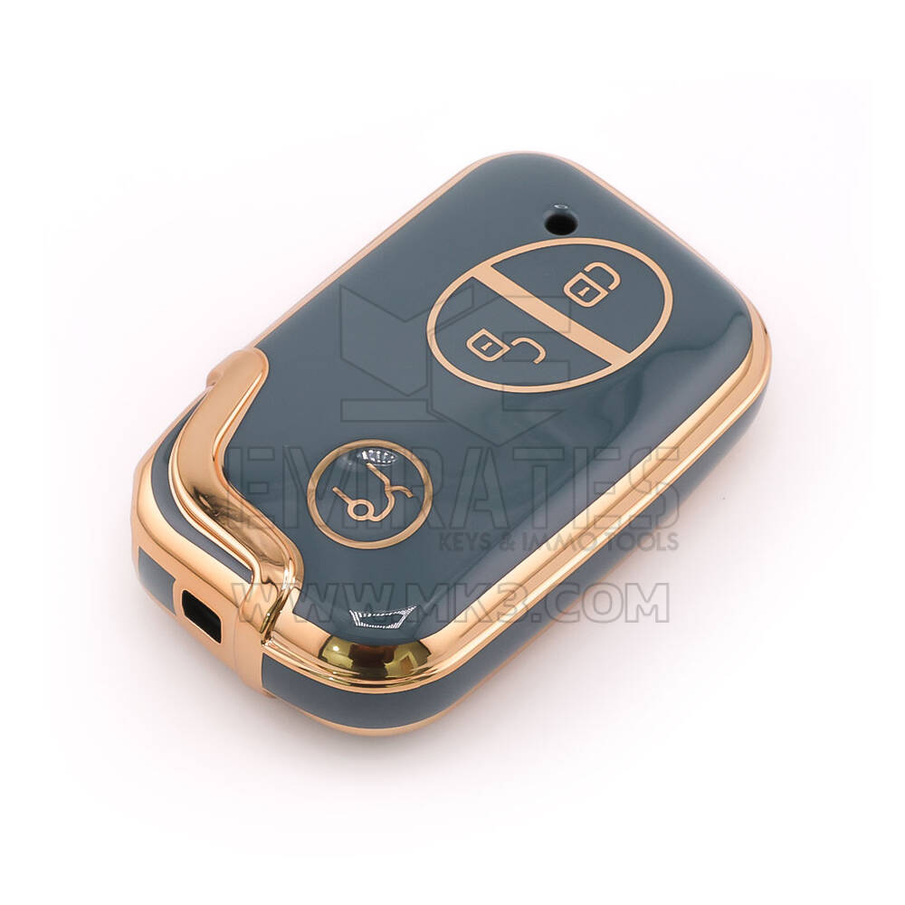 Nouvelle coque Nano de rechange de haute qualité pour clé télécommande BYD 3 boutons couleur grise BYD-E11J3B | Emirates Keys