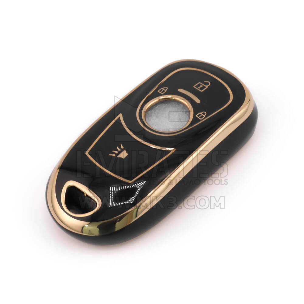 Nueva funda de repuesto de alta calidad para llave remota Buick de 3 botones, color negro BK-A11J4B | Emirates Keys