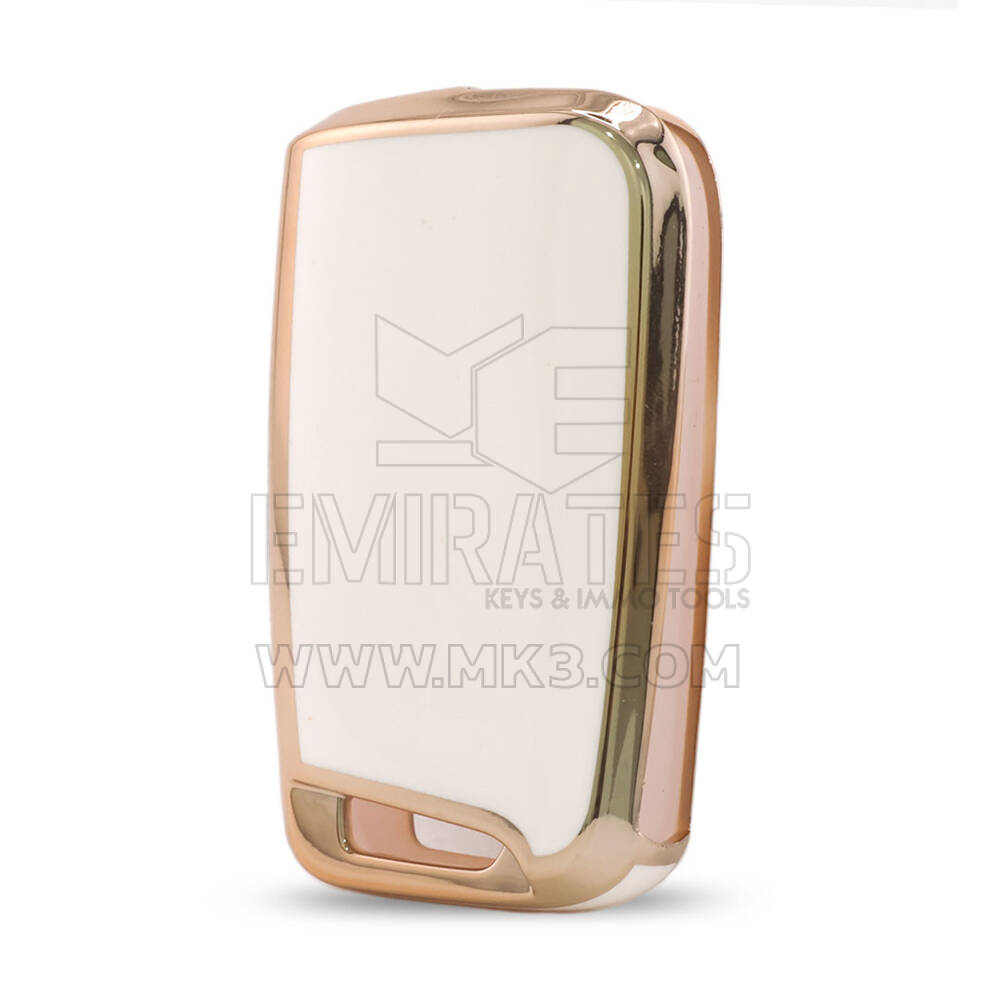 Funda nano para mando a distancia VW de 4 botones, color blanco VW-B11J4 | MK3