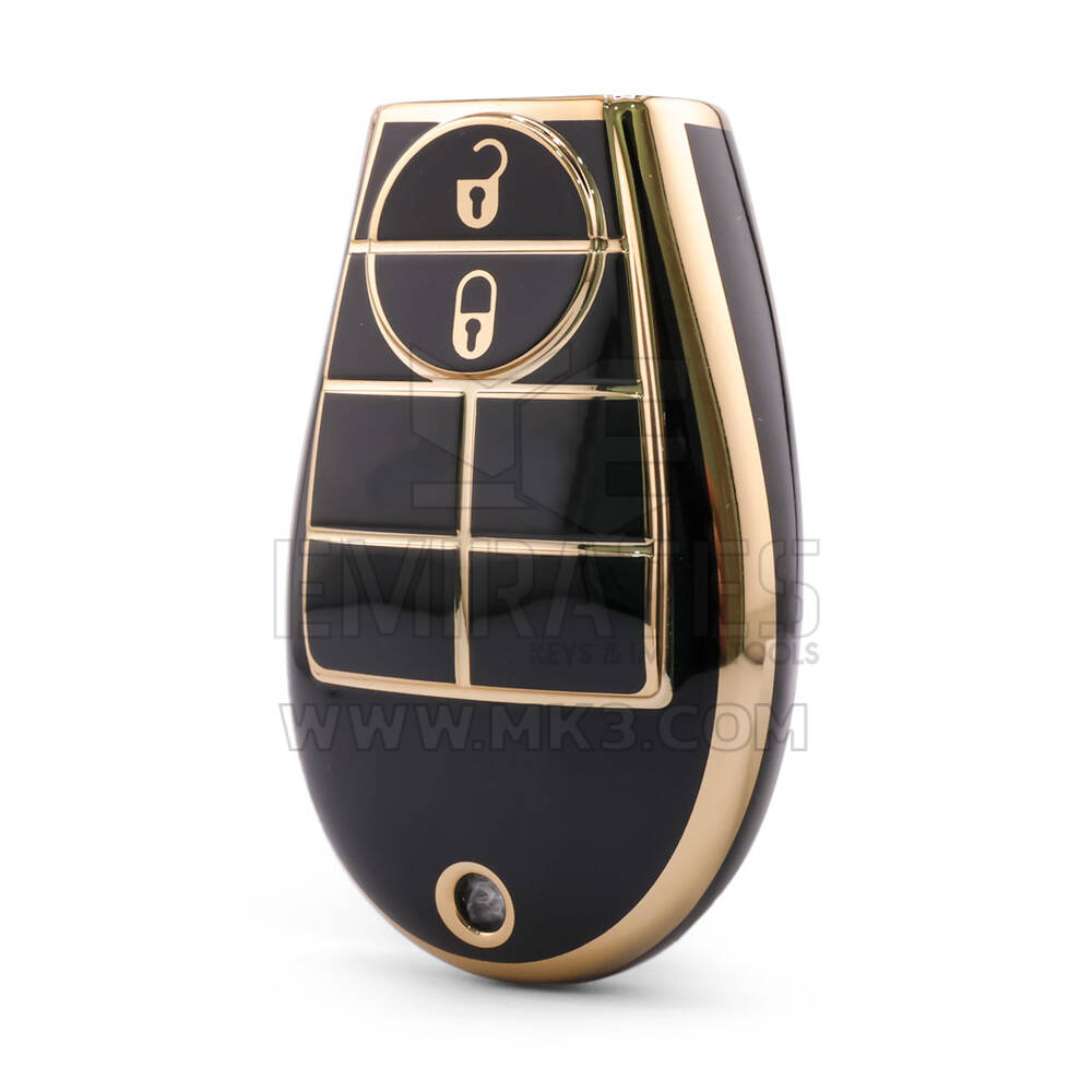 Nano High Quality Cover For Dodge Remote Key 2 Button Black Color Dodge-A11J2