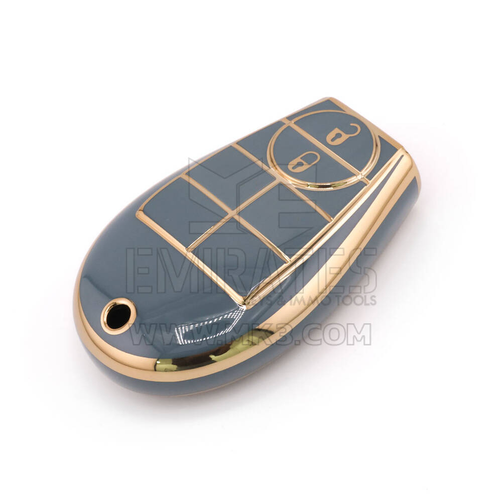 New Aftermarket Nano High Quality Cover For Dodge Remote Key 2 Button Gray Color Dodge-A11J2 | Emirates Keys