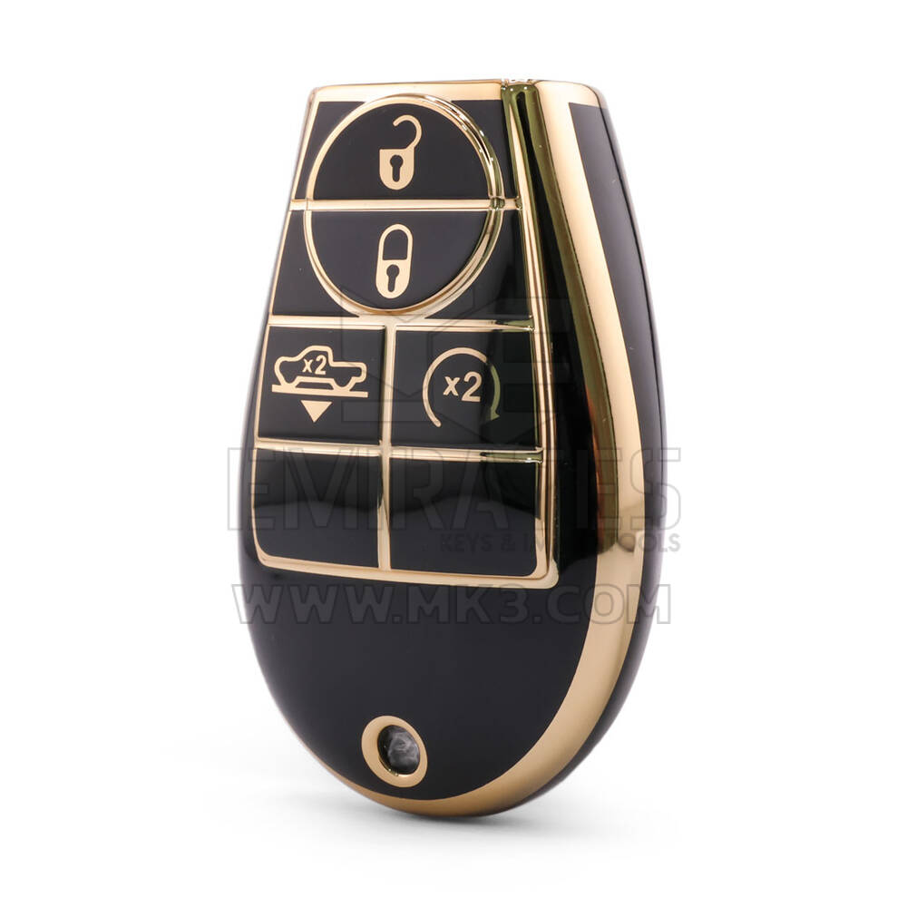Nano High Quality Cover For Dodge Remote Key 4 Button Black Color Dodge-A11J4A