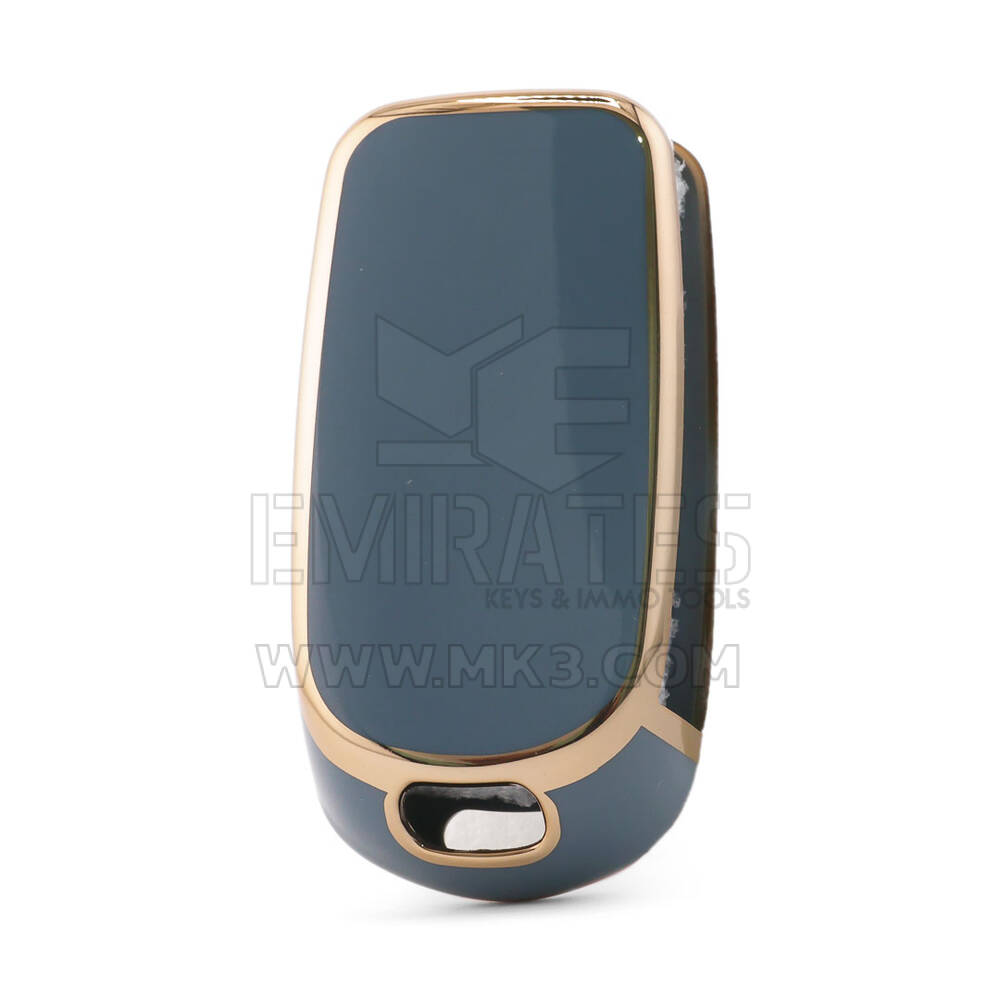 Nano Capa Para Fiat Chave Remota 3 Botões Cinza FIAT-C11J3B | MK3